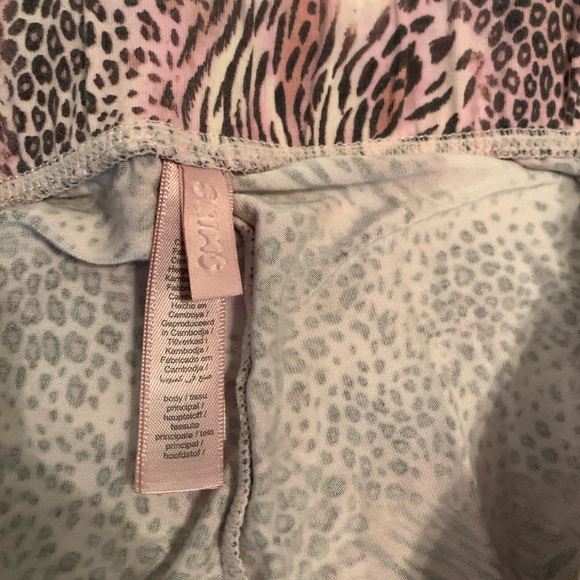 Skimms bloom mini multi animal print pink and black pjs NwOT so soft and medium - Picture 7 of 9
